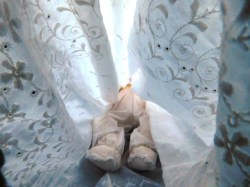 blonde baby doll porc white b